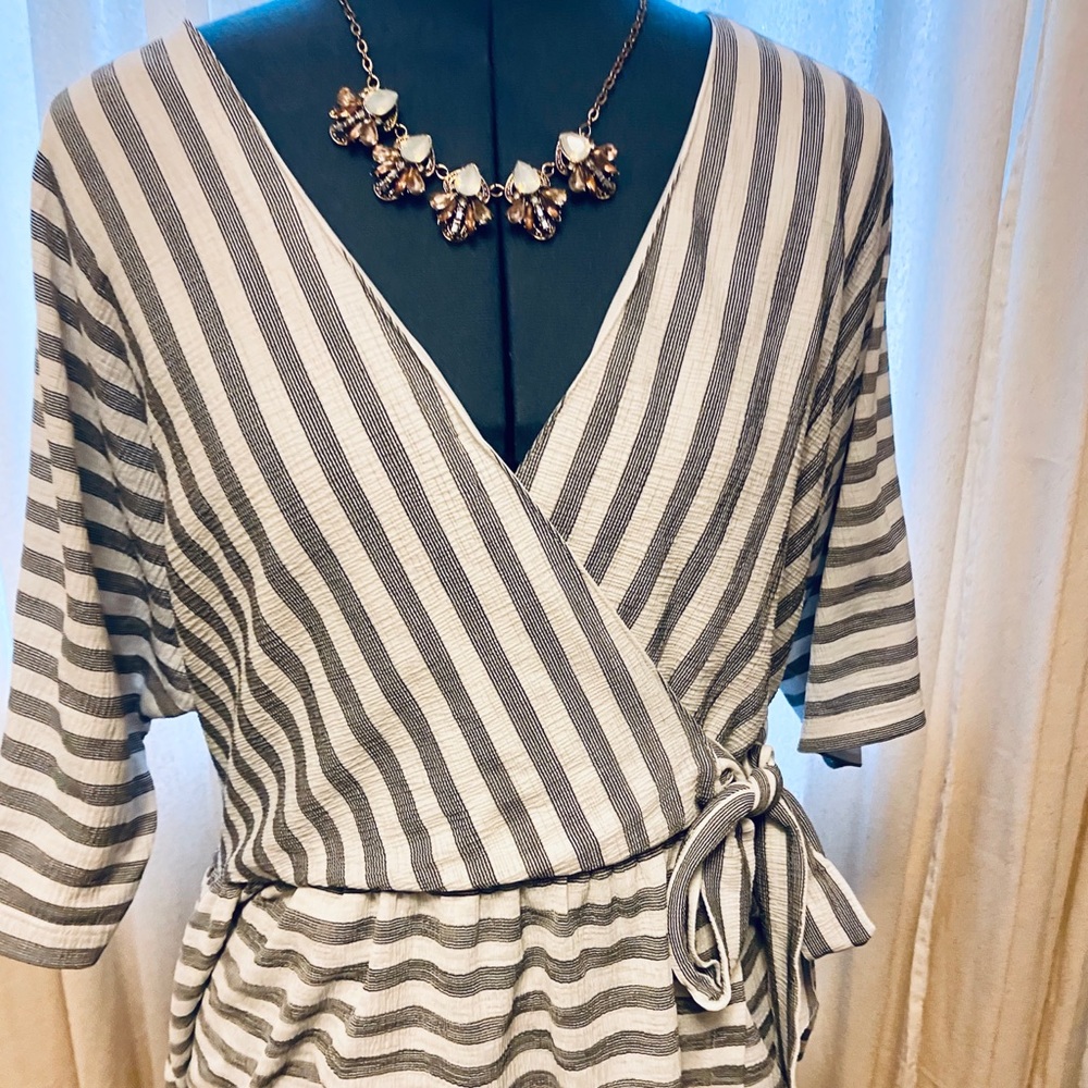 Faux Wrap DKNY Top